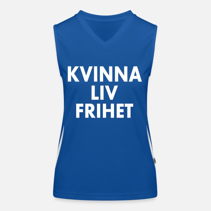 Quinde Leben frihed Funktionelles Kontrast-Tank Top für Frauen