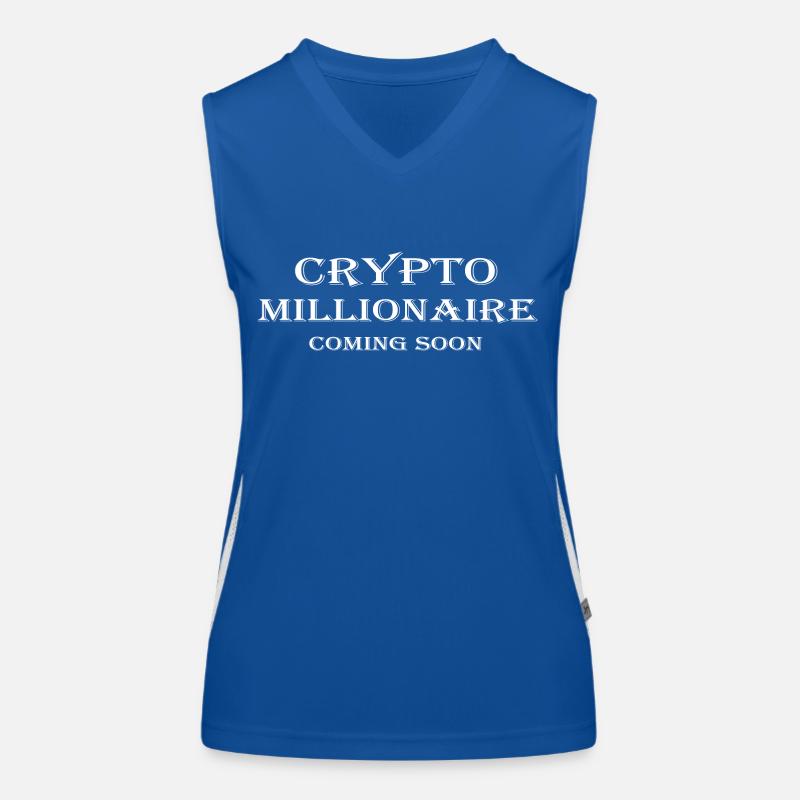 Crypto Bitcoin Trading Funktionelles Kontrast-Tank Top für Frauen