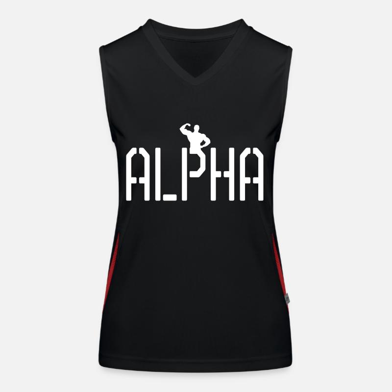 Alpha strong Women's Functional Contrast Tank Top