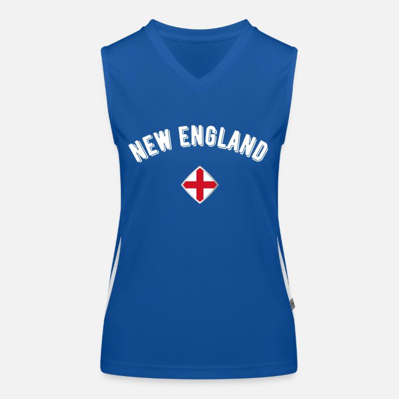 new england Débardeur respirant contrasté Femme