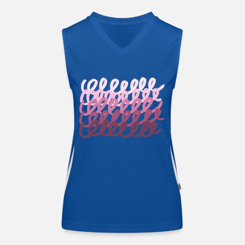 Rosa Funktionelles Kontrast-Tank Top für Frauen