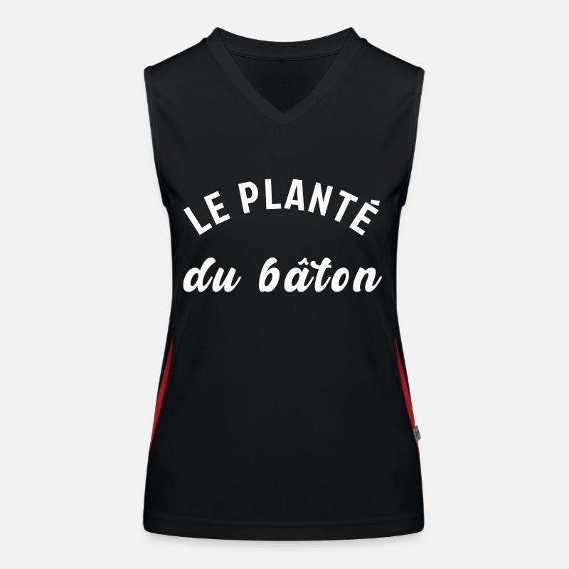 Le planté de bâtons Débardeur respirant contrasté Femme