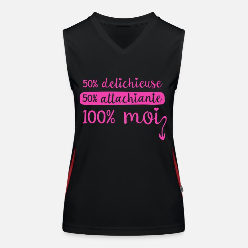 Attachiante Delichieuse Débardeur respirant contrasté Femme
