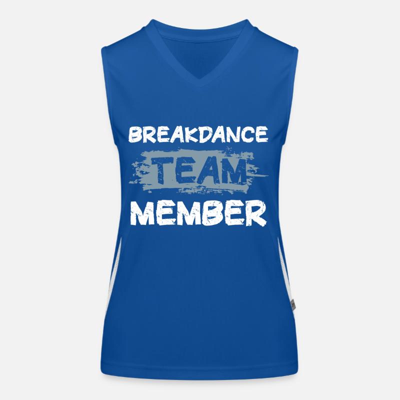 Équipe de breakdance Débardeur respirant contrasté Femme
