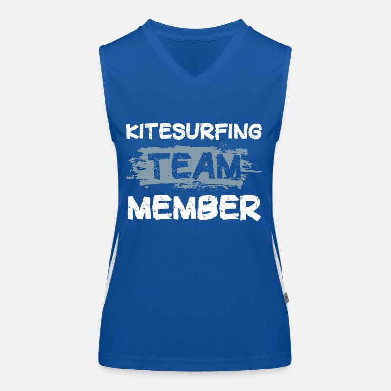 Équipe de kitesurf Débardeur respirant contrasté Femme