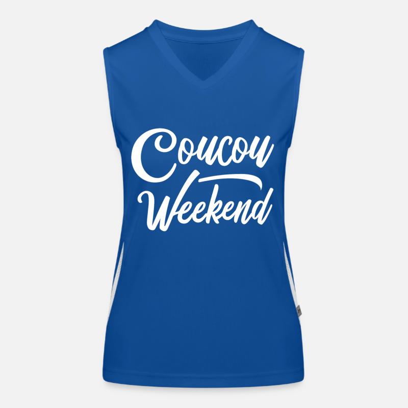 Coucou weekend Débardeur respirant contrasté Femme