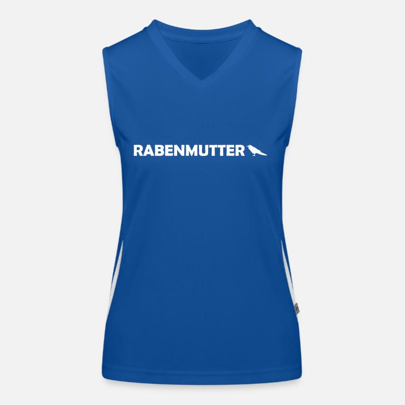 Rabenmutter Rabe Mutter Mama Mami Funktionelles Kontrast-Tank Top für Frauen