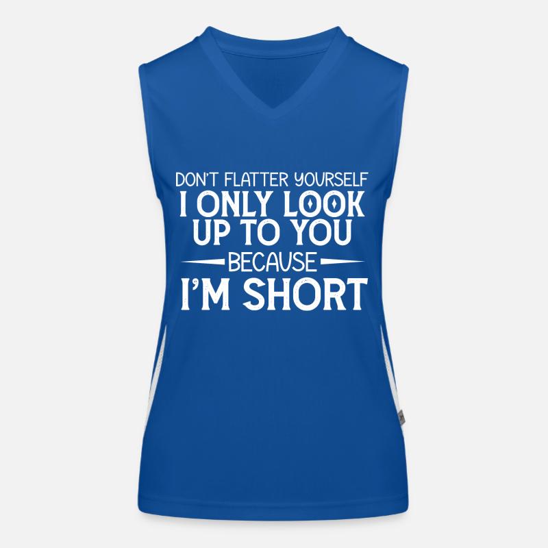 Ne vous flattez pas, ne vous admirez que parce que Débardeur respirant contrasté Femme