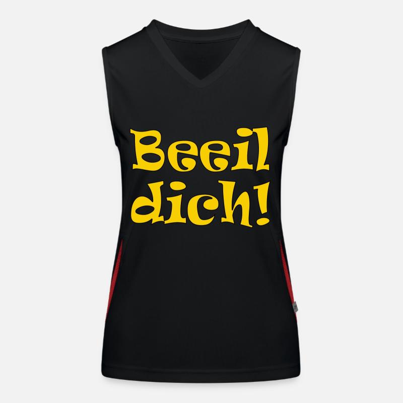 Hurry up Women's Functional Contrast Tank Top