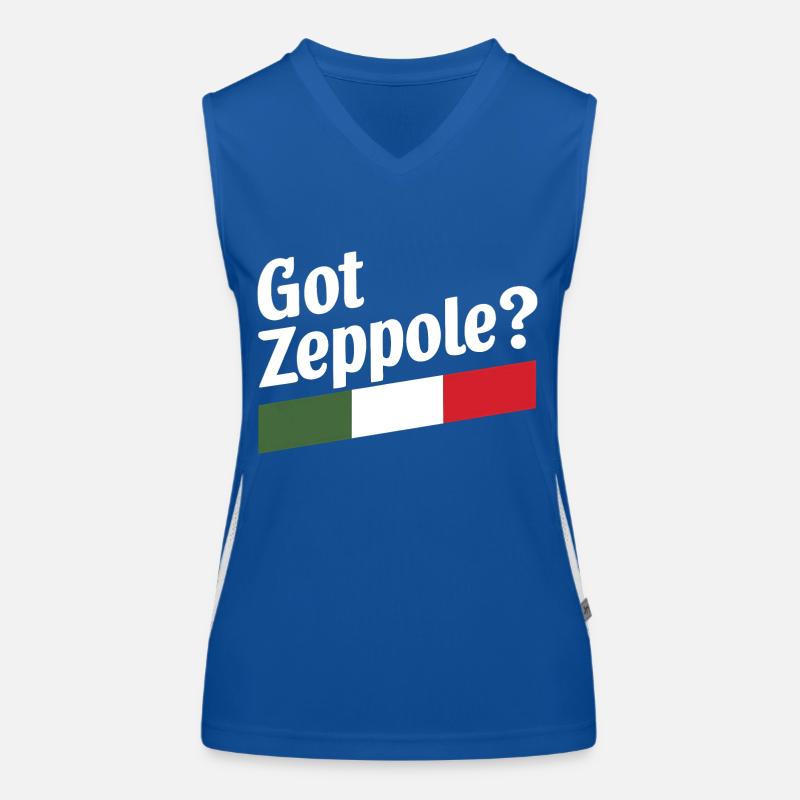 Zeppole Gebäck Geschenk Funktionelles Kontrast-Tank Top für Frauen