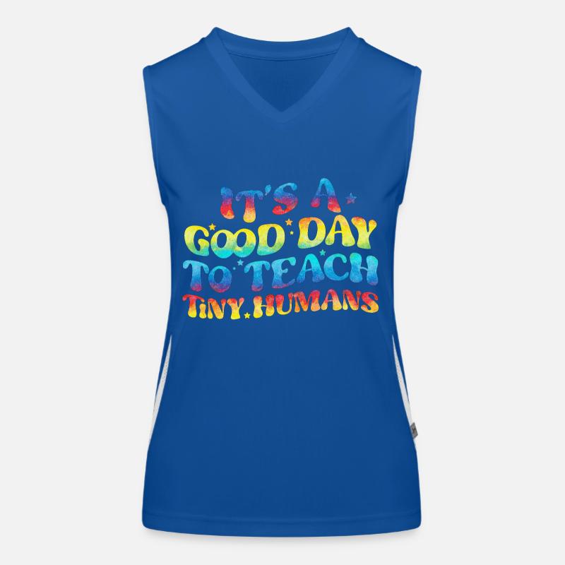 Teacher school elementary school education teacher degree Women's Functional Contrast Tank Top