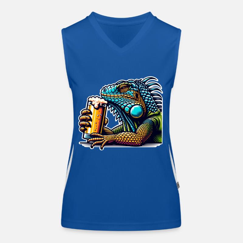 Bière Iguana Débardeur respirant contrasté Femme