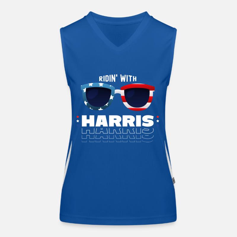 Ridin' With Harris 2024 Women's Functional Contrast Tank Top