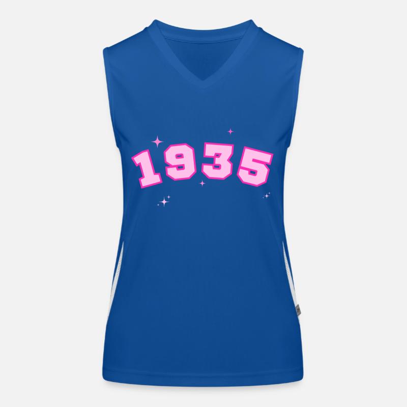 1935 Rosenstern Funktionelles Kontrast-Tank Top für Frauen