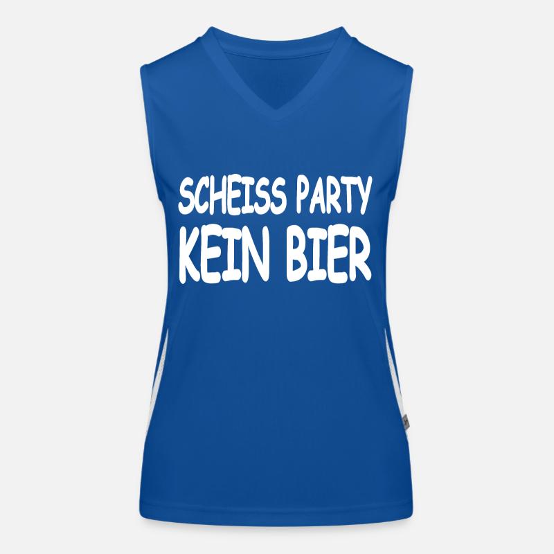 Bier Funktionelles Kontrast-Tank Top für Frauen