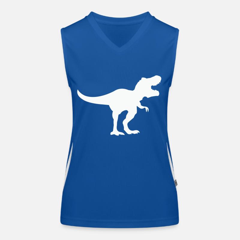 Dinosaure Trex Débardeur respirant contrasté Femme