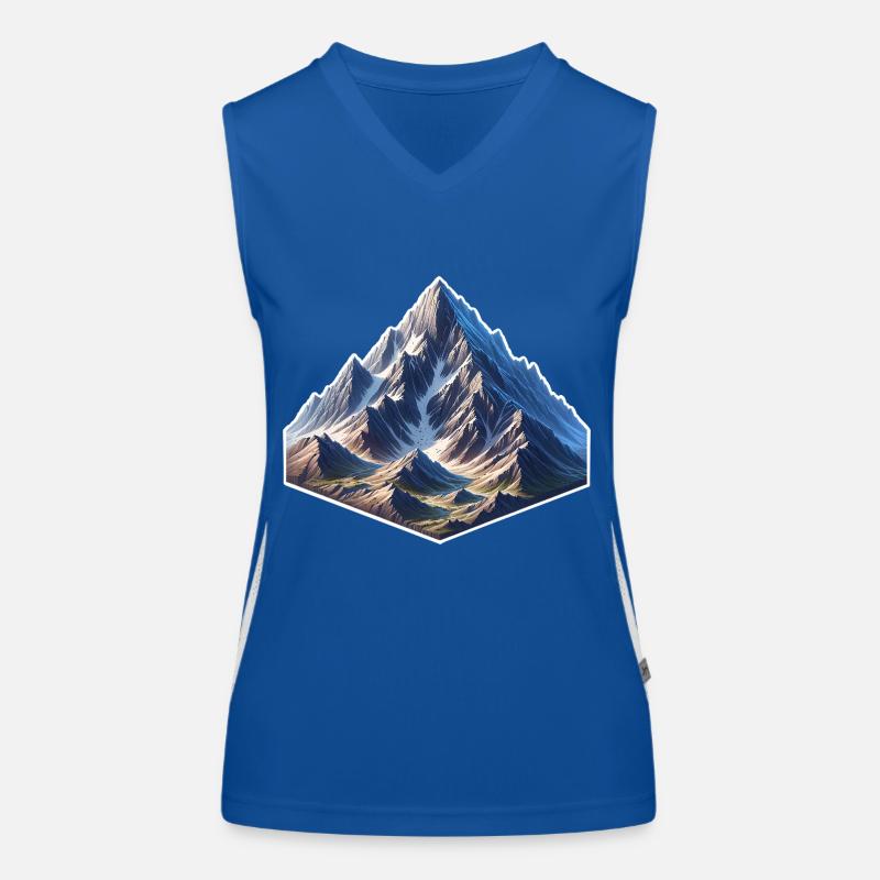 Berg Funktionelles Kontrast-Tank Top für Frauen