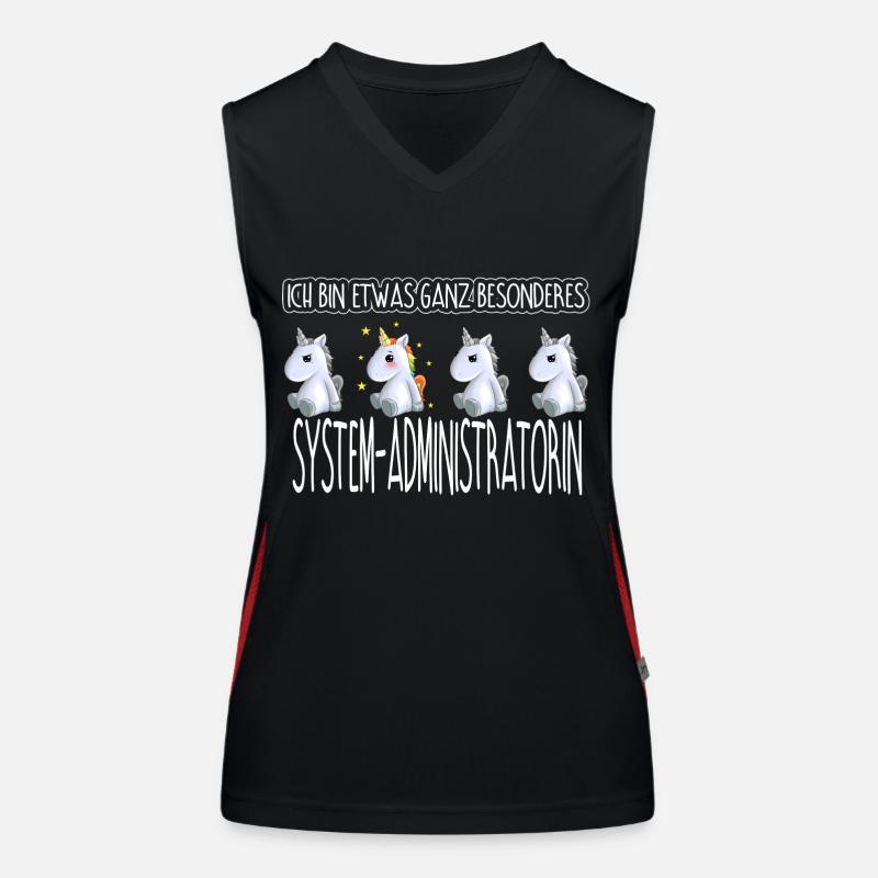 SYSTEM-ADMIN - Toll Funktionelles Kontrast-Tank Top für Frauen