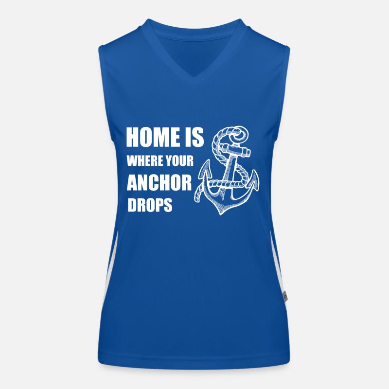 Anker Funktionelles Kontrast-Tank Top für Frauen