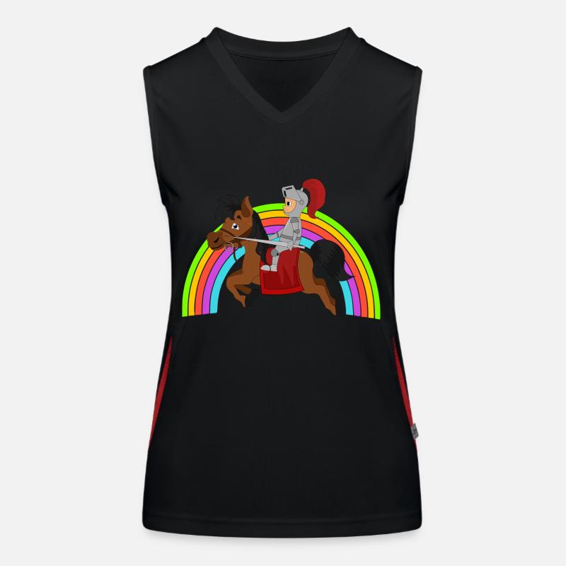 Ritter Knight Funktionelles Kontrast-Tank Top für Frauen