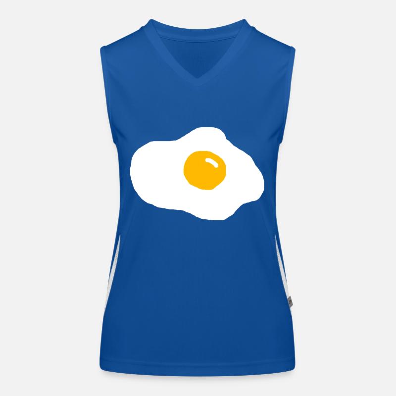 Spiegelei Funktionelles Kontrast-Tank Top für Frauen