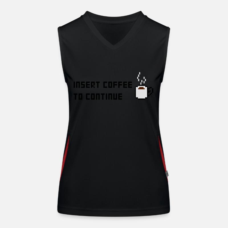 Insert Coffee to continue Women's Functional Contrast Tank Top