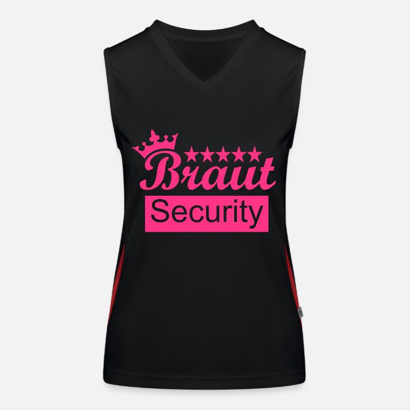 Braut Funktionelles Kontrast-Tank Top für Frauen