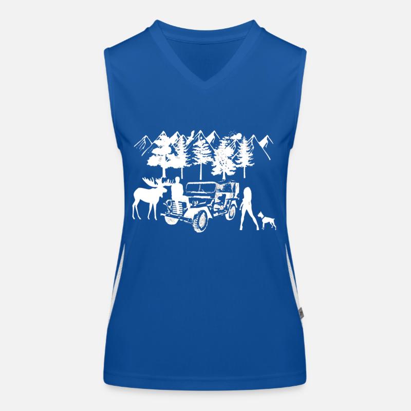 Auto Funktionelles Kontrast-Tank Top für Frauen