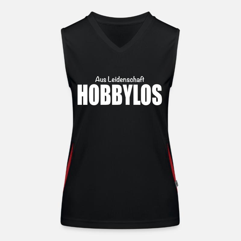 Aus Leidenschaft Hobbylos Funktionelles Kontrast-Tank Top für Frauen
