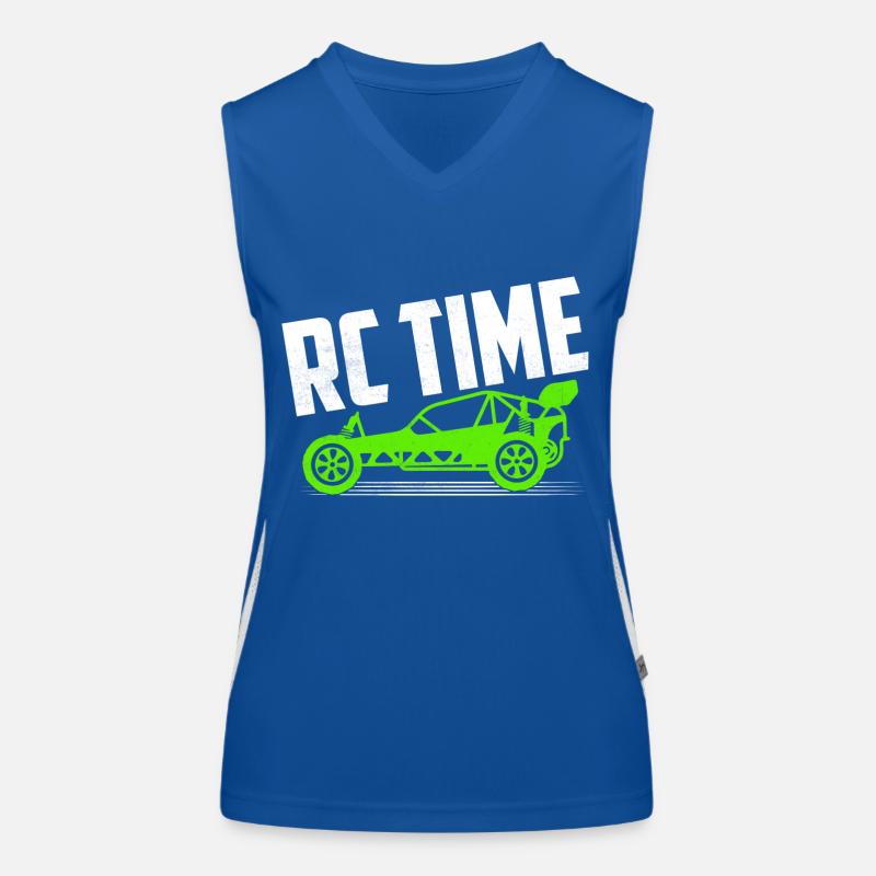 RC Time Model Car Remote Control Funktionelles Kontrast-Tank Top für Frauen