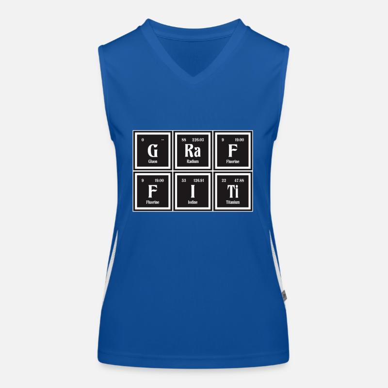 Graffiti | Periodic Table of Elements Women's Functional Contrast Tank Top