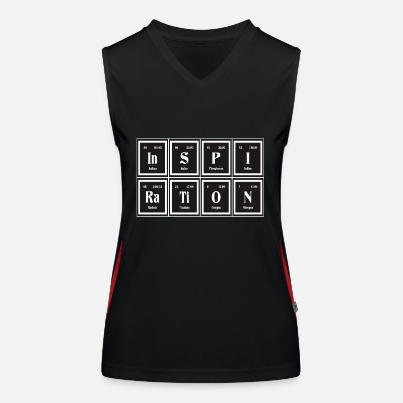 Inspiration | Periodic Table of Elements Women's Functional Contrast Tank Top