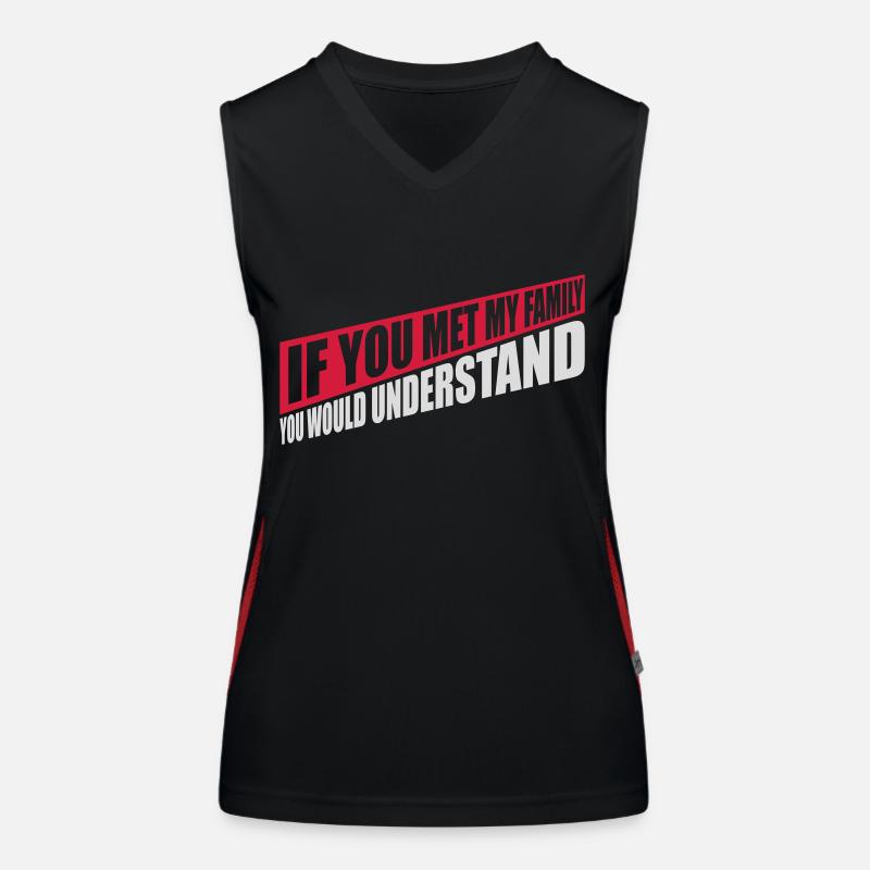 vous comprendriez citation Débardeur respirant contrasté Femme