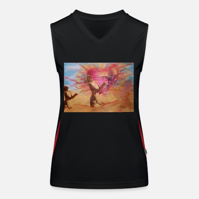 Été Débardeur respirant contrasté Femme