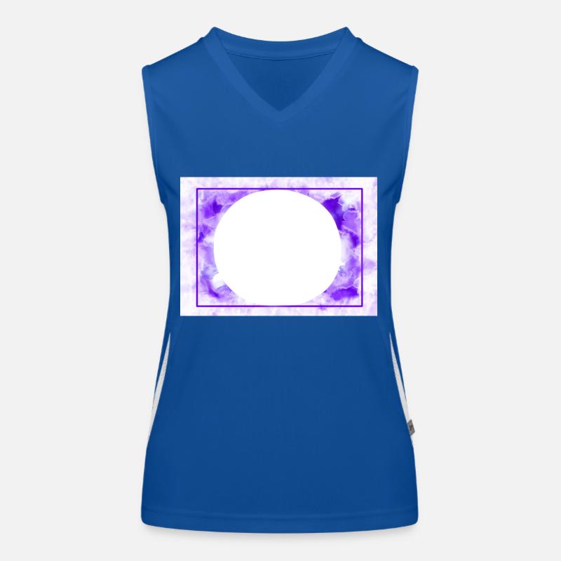 zenaText Funktionelles Kontrast-Tank Top für Frauen