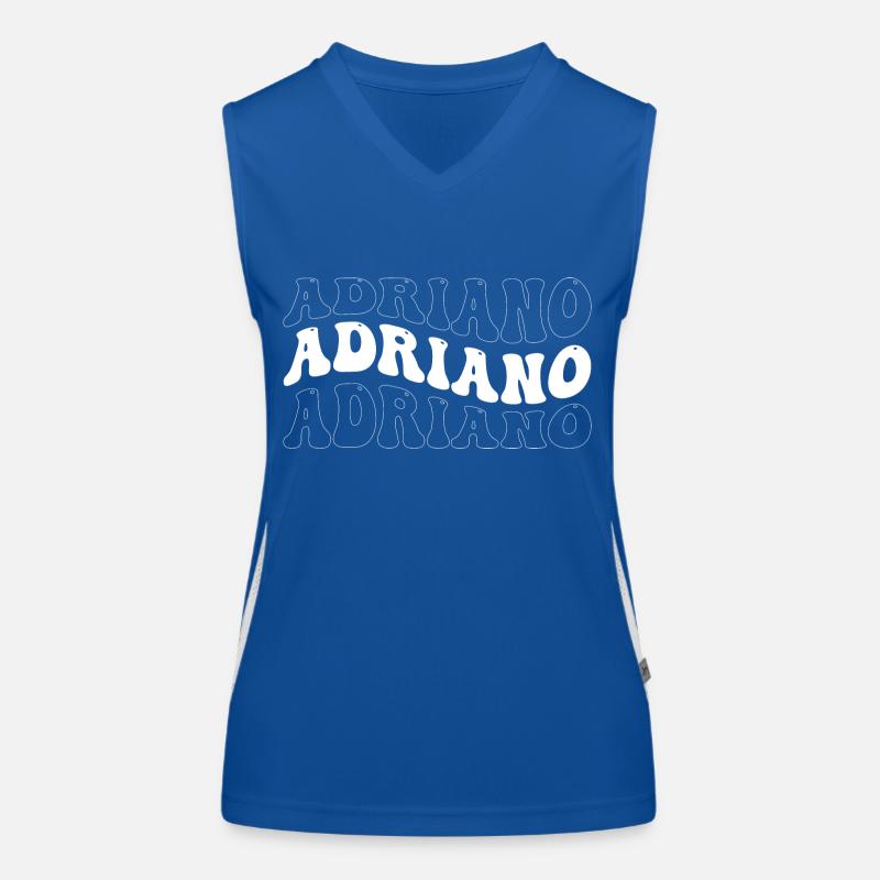 Drôle Adriano Groovy 4 Hommes Femmes Cool Adriano Cravate Débardeur respirant contrasté Femme