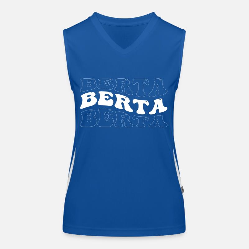 Lustig Berta Groovy 4 Männer Damen Cool Berta Tie Dye Funktionelles Kontrast-Tank Top für Frauen