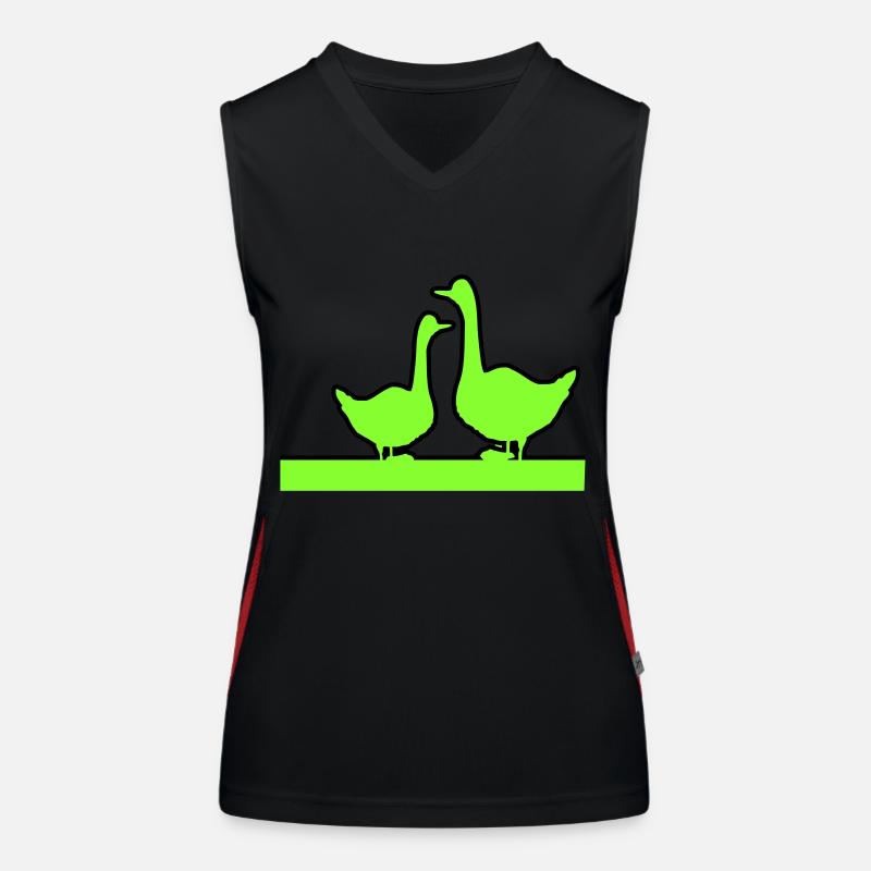 Gänse Funktionelles Kontrast-Tank Top für Frauen