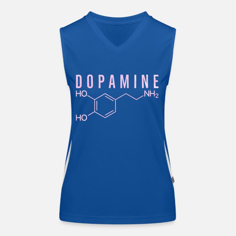 Molécule de dopamine Débardeur respirant contrasté Femme