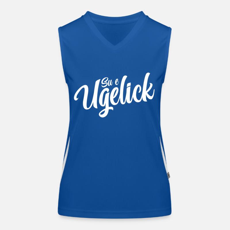 Su e Ugelick Erzgebirge Funktionelles Kontrast-Tank Top für Frauen