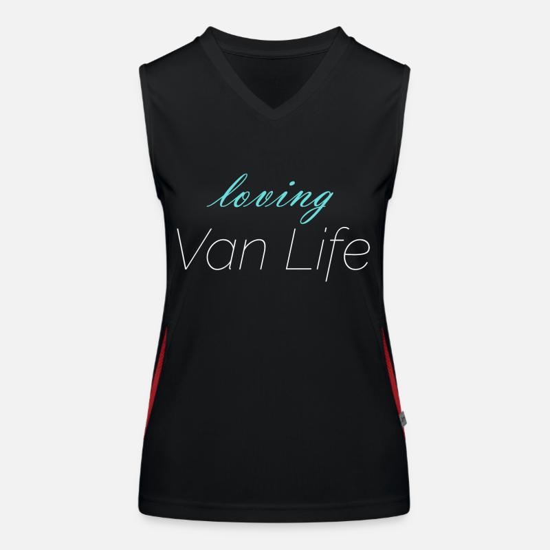 Loving Van Life Funktionelles Kontrast-Tank Top für Frauen