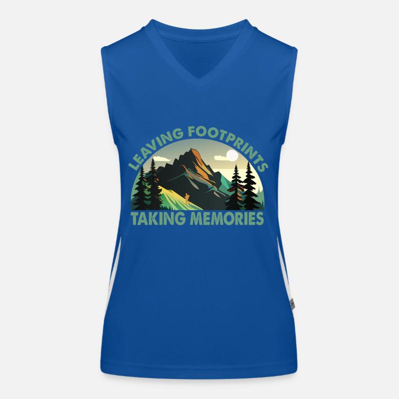 Camping campfire Spruch Funktionelles Kontrast-Tank Top für Frauen