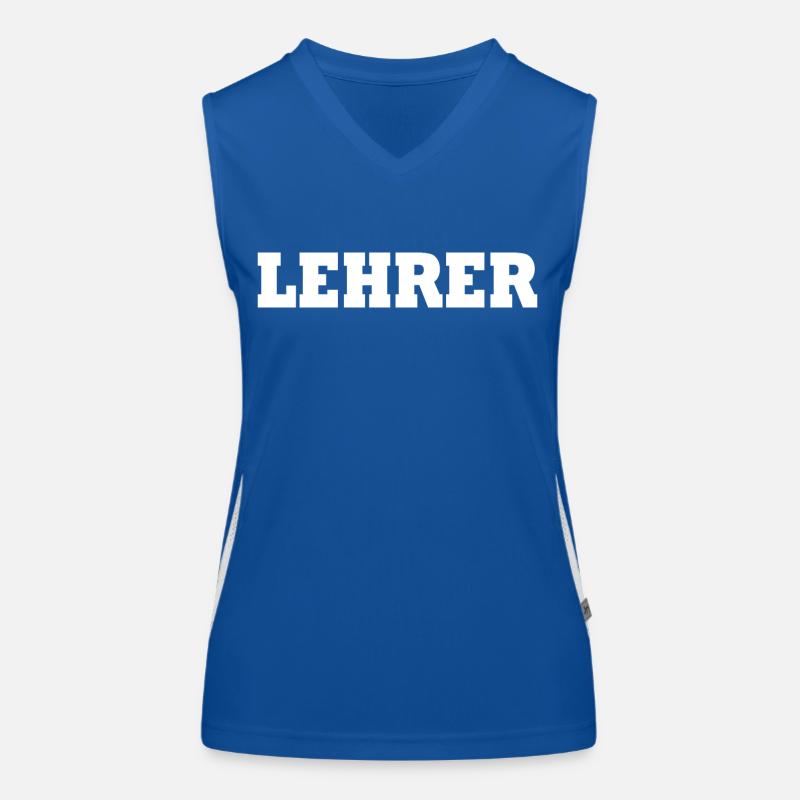 Lehrer Funktionelles Kontrast-Tank Top für Frauen