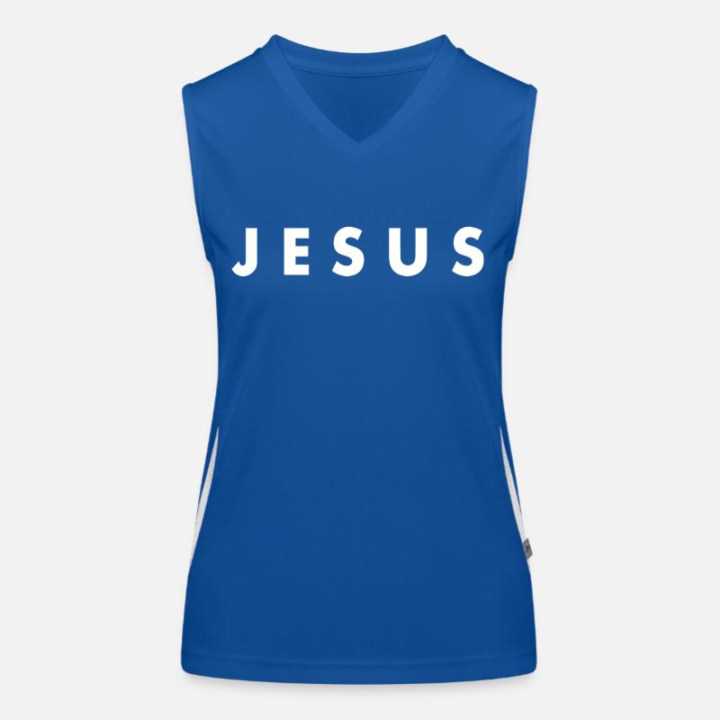 Jesus Women's Functional Contrast Tank Top
