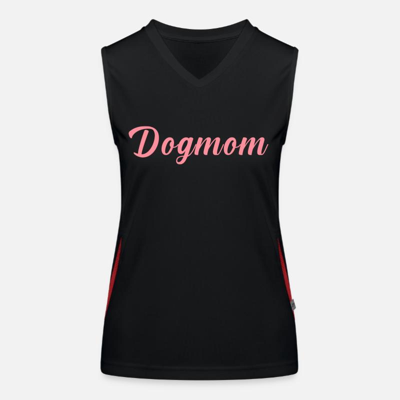 Dog Mom Women's Functional Contrast Tank Top