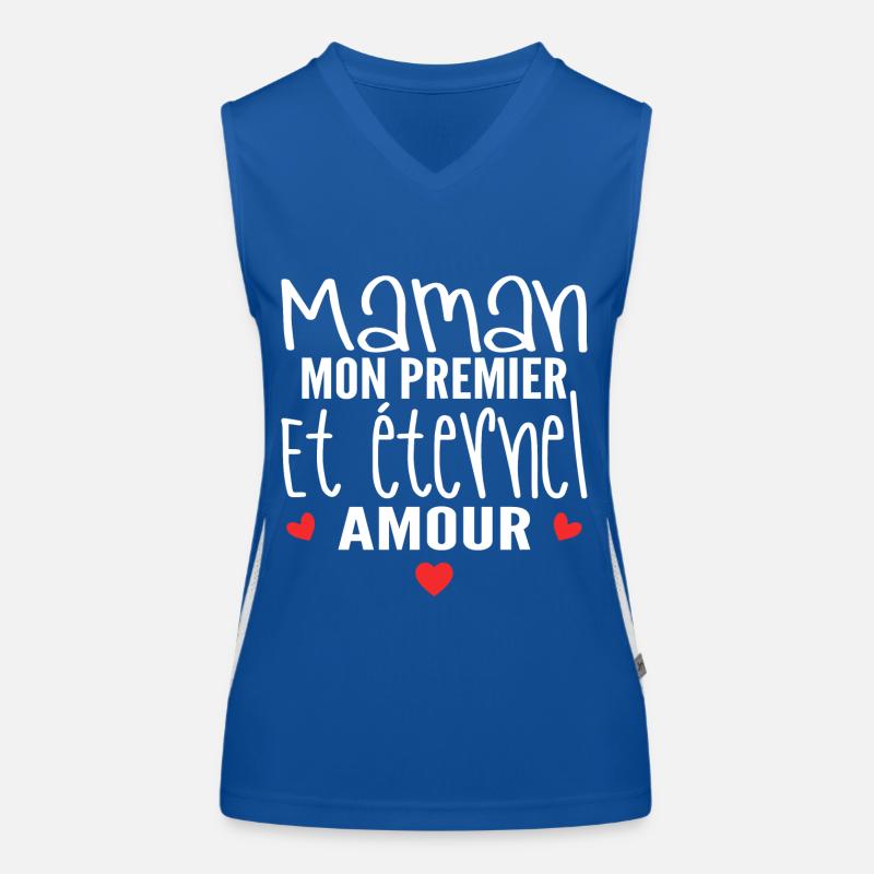 éternel amour cadeau maman Débardeur respirant contrasté Femme