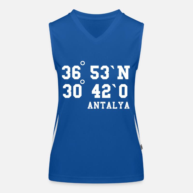 Antalya Coordinates Turkey Holiday Idea Women's Functional Contrast Tank Top