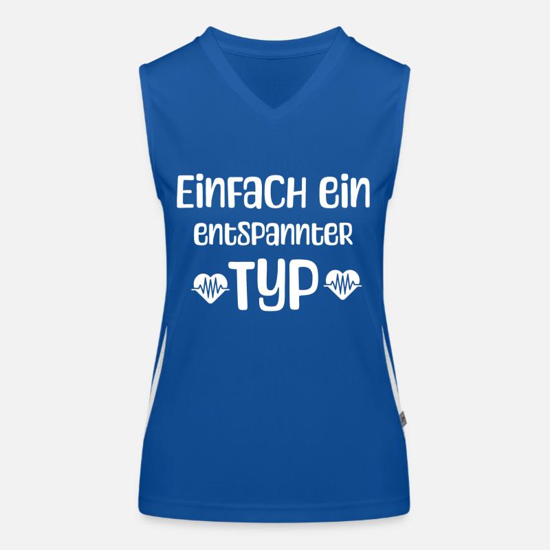 Entspannter Typ Funktionelles Kontrast-Tank Top für Frauen