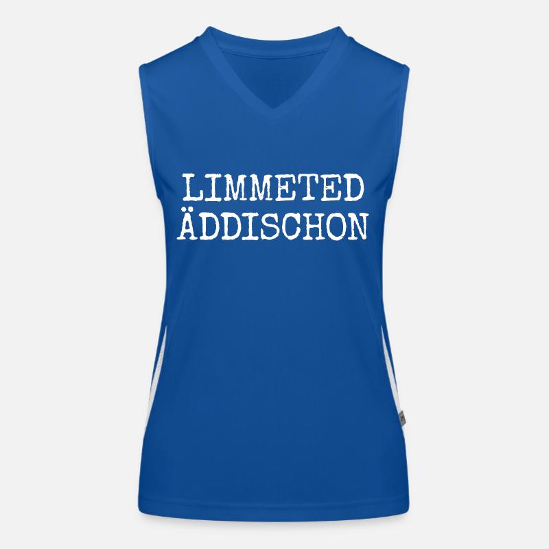 Limmeted Äddischon - Kölsche Edition Rheinländer Funktionelles Kontrast-Tank Top für Frauen