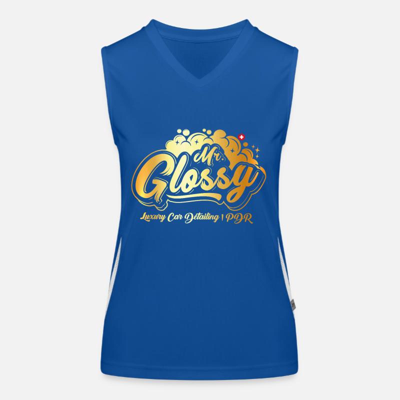 Mr. Glossy Funktionelles Kontrast-Tank Top für Frauen